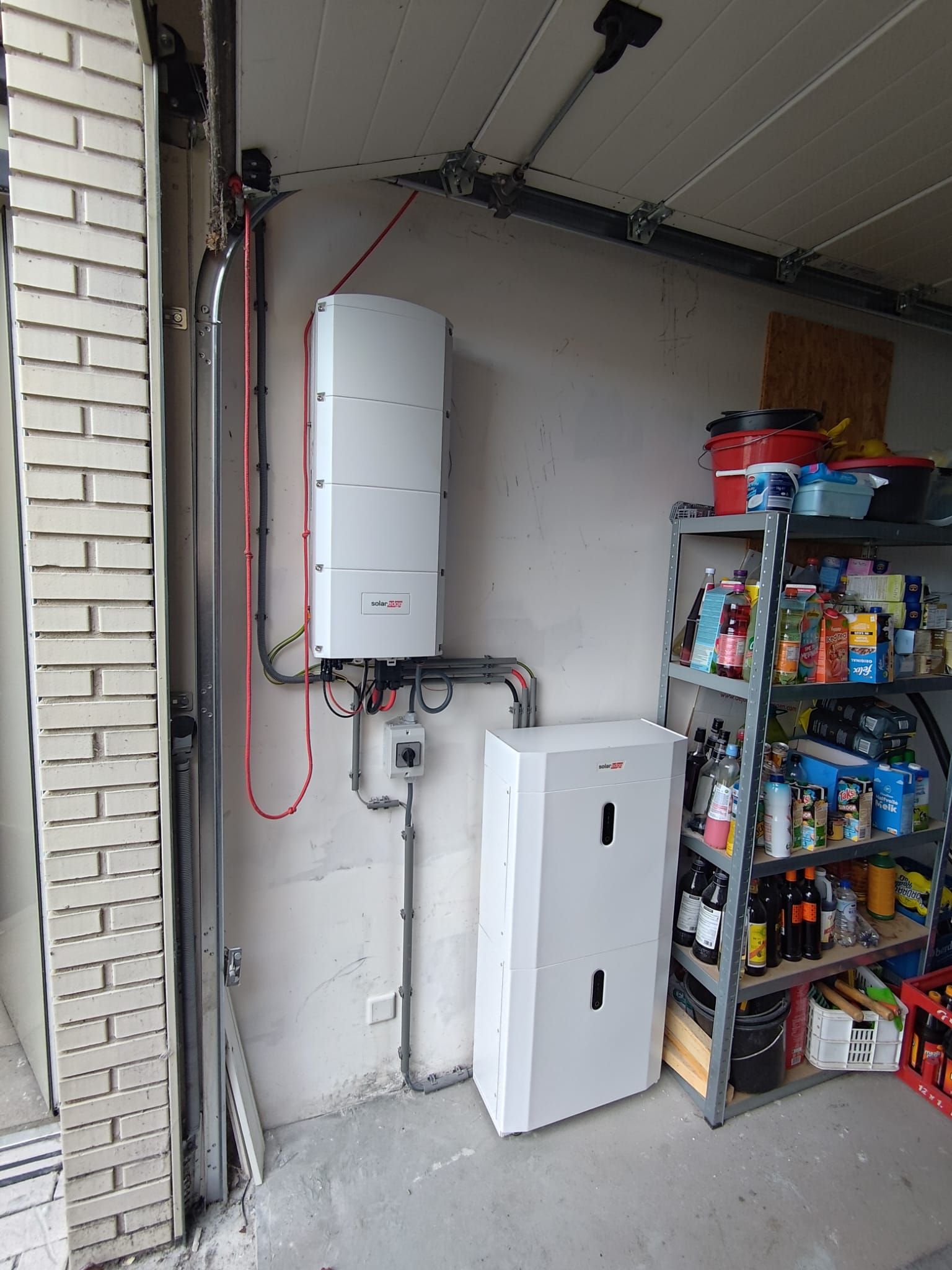 Solar Edge installatie schuur Groningen